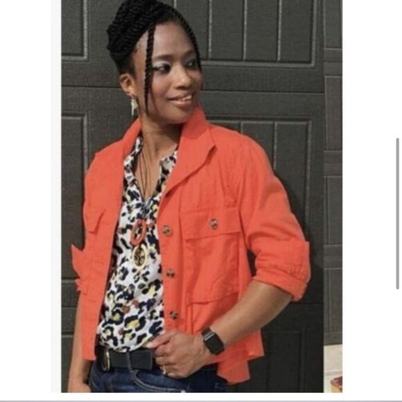 CAbi Jackets & Blazers - Cabi Coral Long Sleeve Lightweight Jacket Size extra small